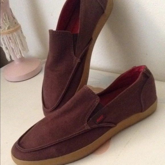 Men's Brown REEF Shoes - Slip on, Loungewear, Walking Shoe - Picture 1 of 6